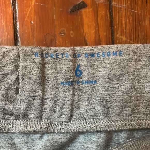 Rockets of Awesome Girl’s Jogger Leggings Size 6 - Picture 4 of 7